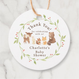 Enchanted Forest dank u Bedankjes Labels