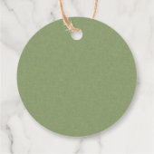 Enchanted Forest dank u Bedankjes Labels (Achterkant)