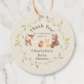 Enchanted Forest dank u Bedankjes Labels (Voorkant)