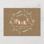 Enchanted Forest dank u Briefkaart (Voorkant)