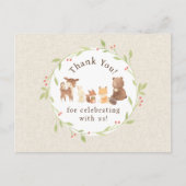 Enchanted Forest dank u Briefkaart (Voorkant)