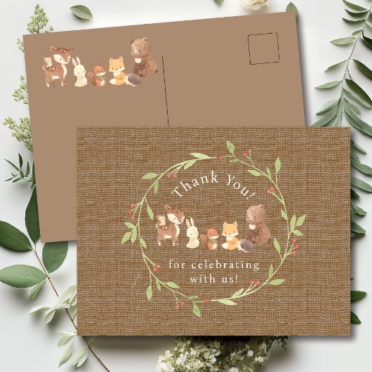 Enchanted Forest dank u Briefkaart