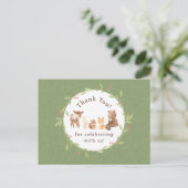 Enchanted Forest dank u Briefkaart (Staand voorkant)