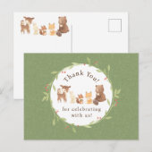 Enchanted Forest dank u Briefkaart (Voorkant / Achterkant)