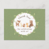 Enchanted Forest dank u Briefkaart (Voorkant)