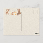 Enchanted Forest dank u Briefkaart (Achterkant)