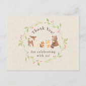 Enchanted Forest dank u Briefkaart (Voorkant)