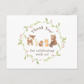 Enchanted Forest dank u Briefkaart (Voorkant)