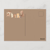 Enchanted Forest dank u Briefkaart (Achterkant)