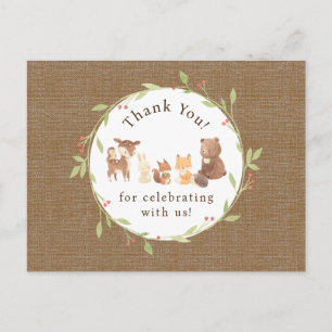 Enchanted Forest dank u Briefkaart