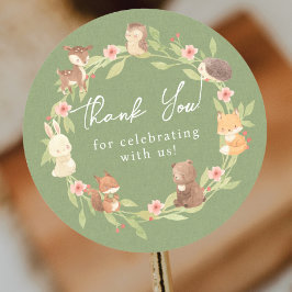 Enchanted Forest dank u Ronde Sticker