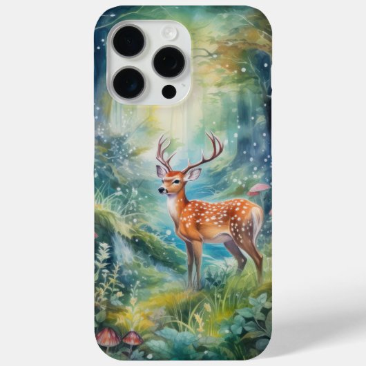 Enchanted Forest Deer - Betoverde bossen Case-Mate iPhone Case (Achterkant)