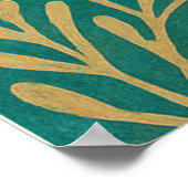 Enchanted Forest Deer – Whimsical Winter Woodland Poster (Hoek)