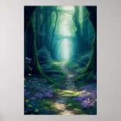 Enchanted Forest Downloadable Artwork Poster Print (Voorkant)