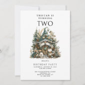 Enchanted Forest draait twee verjaardagsfeestjes Kaart (Voorkant)