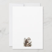 Enchanted Forest draait twee verjaardagsfeestjes Kaart (Achterkant)