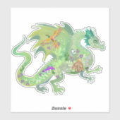 Enchanted Forest Dragon Sticker (Vel)
