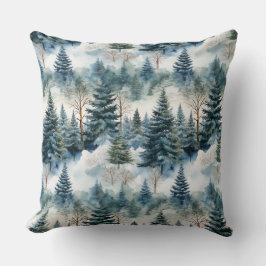 Enchanted Forest Dream Throw Pillow Kussen
