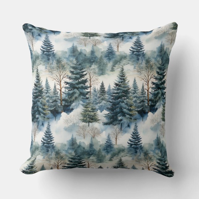 Enchanted Forest Dream Throw Pillow Kussen (Voorkant)