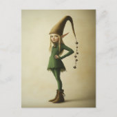 Enchanted Forest Elf Briefkaart (Voorkant)