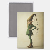 Enchanted Forest Elf Magneet (Voorkant / Achterkant)