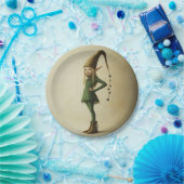Enchanted Forest Elf Papieren Bordje (Feest)