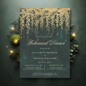 Enchanted Forest Emerald Gold repetitie diner Kaart