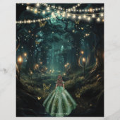 Enchanted Forest Emerald Green Dress Sweet 16 15 (Achterkant)