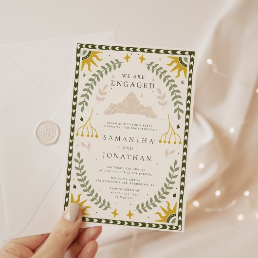 Enchanted Forest Engagement Party Kaart