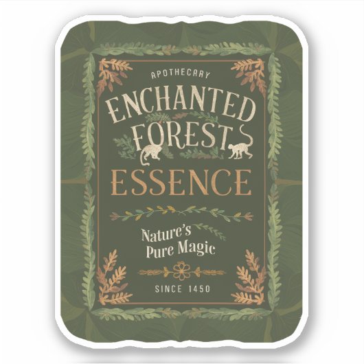 Enchanted Forest Essence Label Sticker (Voorkant)