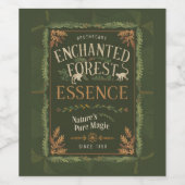 Enchanted Forest Essence Wijn Etiket (Enkel label)