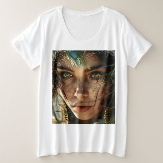 Enchanted Forest Eyes T-shirt (Design voorkant)