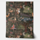 Enchanted Forest Fairies & Woodland Animals Behang (Afrollen)