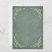 Enchanted Forest Fairy Birthday Invitation Kaart (Achterkant)