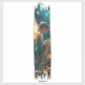 Enchanted Forest Fairy Brushstroke Paint Sticker (Vel)