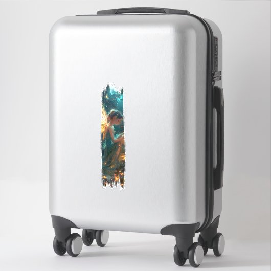 Enchanted Forest Fairy Brushstroke Paint Sticker (Koffer)