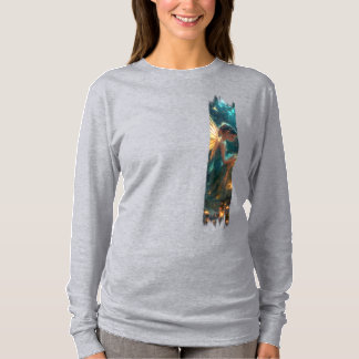 Enchanted Forest Fairy Brushstroke Paint T-shirt