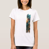 Enchanted Forest Fairy Brushstroke Paint T-shirt (Voorkant)