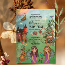 Enchanted Forest Fairy eerste verjaardag magisch