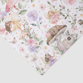 Enchanted Forest Fairy Floral Garden Tea Party Tissuepapier (Detail)