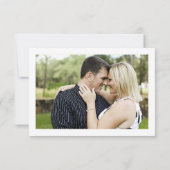 Enchanted Forest Fairy Lights Trouwfoto RSVP Kaartje (Achterkant)