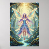Enchanted Forest Fairy | Magical Fantasy Art  Poster (Voorkant)