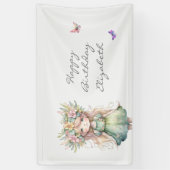 Enchanted Forest Fairy Spandoek (Verticaal)