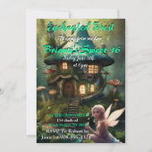Enchanted Forest Fairy Sweet 16 uitnodigingen (Voorkant)