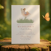 Enchanted Forest Fairy, verjaardagsuitnodiging Kaart