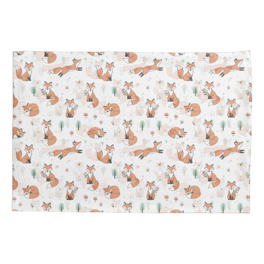 Enchanted Forest Fox Dream Kussensloop (Achterkant)