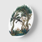 Enchanted Forest Gateway – Natuur geïnspireerde Wa Ronde Klok (Hoek)