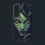 Enchanted Forest Gaze Telefoonhoesje Samsung Galaxy Hoesje<br><div class="desc">Een mysterieuze figuur met doordringende ogen en bostinten komt uit de schaduwen tevoorschijn - perfect voor fantasieliefhebbers en bosdromers.</div>