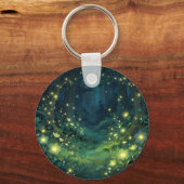 Enchanted Forest Glow Magical Night Sleutelhanger (Voorkant)