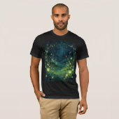 Enchanted Forest Glow Magical Night T-shirt (Voorkant volledig)